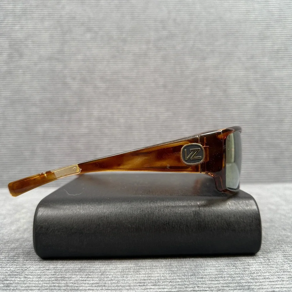 Von Zipper Ether WildLife Polarized Sunglasses Tortoise Shell Rectangular VZ
